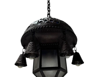 Vienna Secession Art Nouveau Chandelier Austria, 1900s